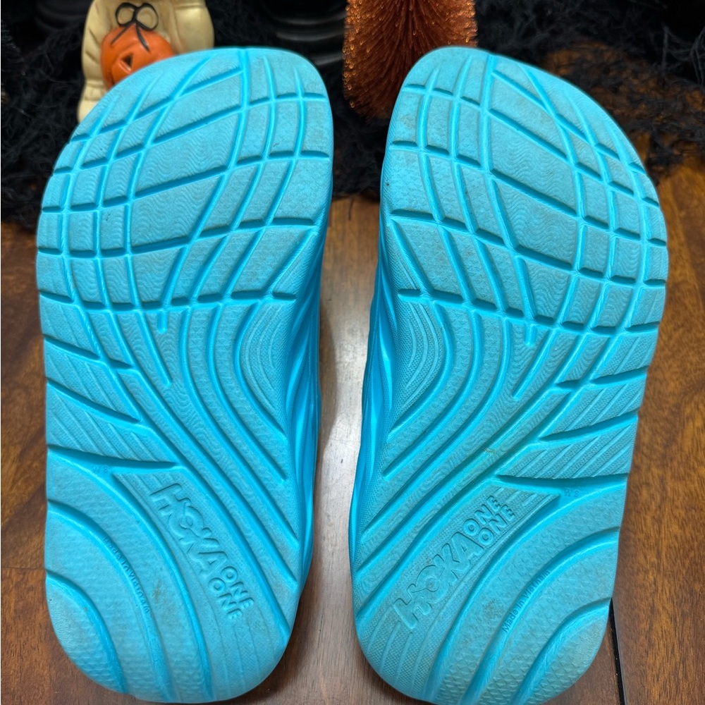 Hoka One One Ora Comfort Recovery Blue Women's Sandals size 8 - Picture 3 of 3